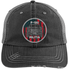 Load image into Gallery viewer, F150Militia USA Distressed Trucker Cap