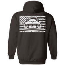 Load image into Gallery viewer, Old School USA Flag Hoodie