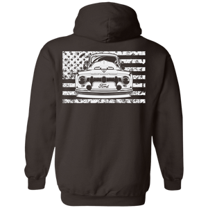 Old School USA Flag Hoodie