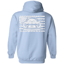 Load image into Gallery viewer, Old School USA Flag Hoodie