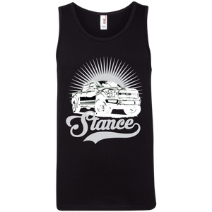 Stance Ringspun Tank White Background