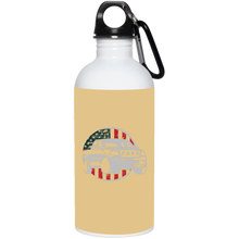 Load image into Gallery viewer, Circle USA Flag Stainless Steel Water Bottle