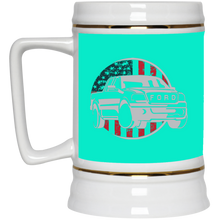 Load image into Gallery viewer, Circle USA Flag Beer Stein