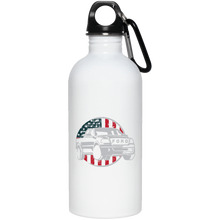 Load image into Gallery viewer, Circle USA Flag Stainless Steel Water Bottle