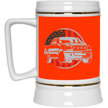 Load image into Gallery viewer, Circle USA Flag Beer Stein