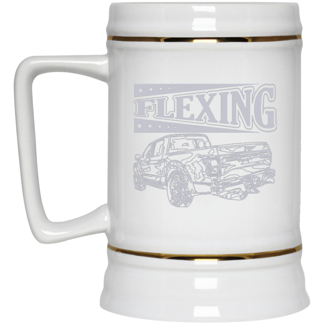 Flexing Beer Stein