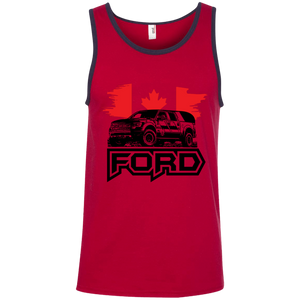 Gen 1 Raptor Ringspun Canada Tank Black Background