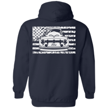 Load image into Gallery viewer, Old School USA Flag Hoodie