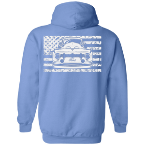 Old School USA Flag Hoodie