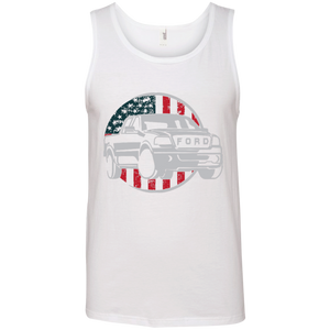 USA Circle Flag Ringspun Tank