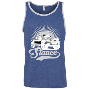 Stance Ringspun Tank White Background