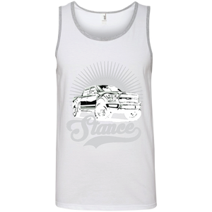 Stance Ringspun Tank White Background