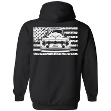 Load image into Gallery viewer, Old School USA Flag Hoodie