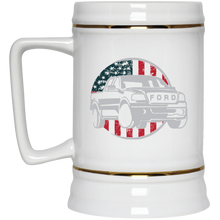 Load image into Gallery viewer, Circle USA Flag Beer Stein