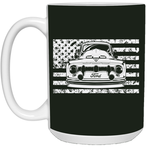 Throw Back F-150 USA Flag Coffee Mug