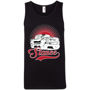 Stance Ringspun Tank Red Background