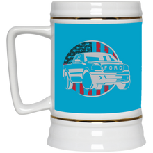 Load image into Gallery viewer, Circle USA Flag Beer Stein