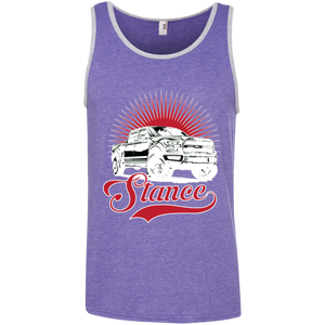 Stance Ringspun Tank Red Background