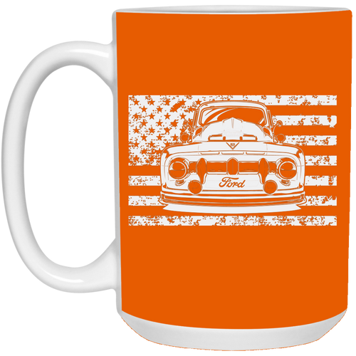 Throw Back F-150 USA Flag Coffee Mug