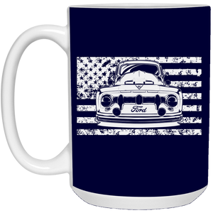 Throw Back F-150 USA Flag Coffee Mug