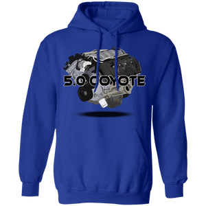 F150Militia 5.0 Motor Black Ltr Hoodie