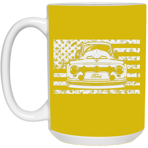 Throw Back F-150 USA Flag Coffee Mug