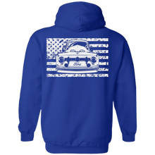 Load image into Gallery viewer, Old School USA Flag Hoodie