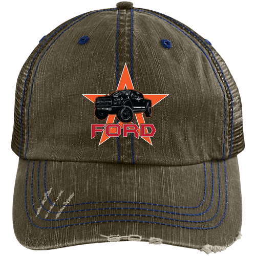 Ford Star Unstructured Trucker Cap