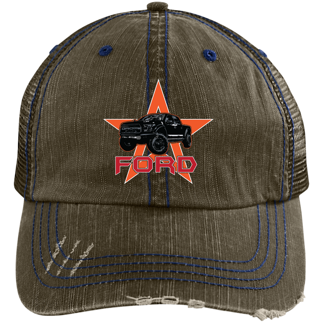 Ford Star Unstructured Trucker Cap