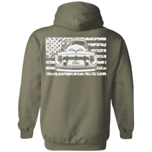 Load image into Gallery viewer, Old School USA Flag Hoodie