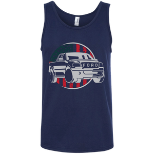 USA Circle Flag Ringspun Tank