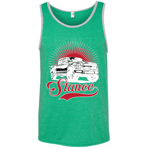 Stance Ringspun Tank Red Background