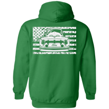 Load image into Gallery viewer, Old School USA Flag Hoodie