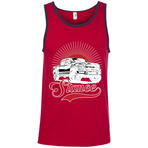 Stance Ringspun Tank Red Background