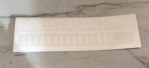 BOOST LOADING Decal