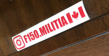 Load image into Gallery viewer, Red F-150 Militia decal / sticker