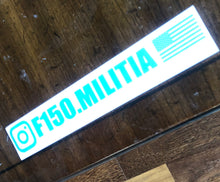 Load image into Gallery viewer, Light Blue F-150 Militia decal / sticker